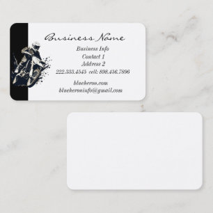 Aangepaste Motorcross Competitieve Sport Motorrace Visitekaartje