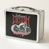 Aangepaste motorfiets Big Bad Bike Biker Garage (Voorkant)