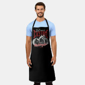 Aangepaste motorfiets Big Bad Bike Biker Garage Schort (Gedragen)