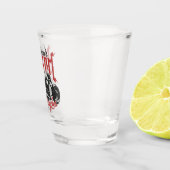 Aangepaste motorfiets Big Bad Bike Biker Garage Shot Glas (Rechts)