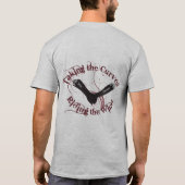 Aangepaste motorfiets - De curven gebruiken... T-shirt (Achterkant)