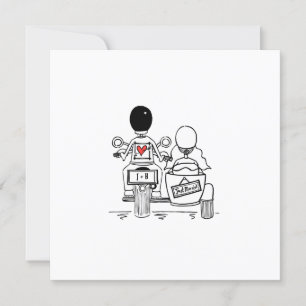 Aangepaste motorfiets- en sidecar-weddenschappen kaart