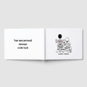 Aangepaste motorfiets en sidecar Wedding Gastenboek (Volledig)