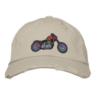 Aangepaste motorfiets geborduurd Pet
