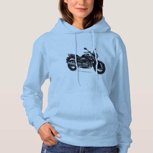 Aangepaste motorfiets hoodie (Voorkant)