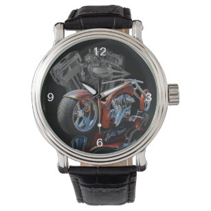 Aangepaste motorfiets horloge