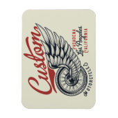 Aangepaste motorfiets magneet (Verticaal)