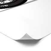  aangepaste motorfiets poster (Hoek)