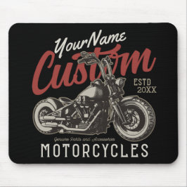 Aangepaste motorfiets Rebel Cruiser Biker Garage Muismat