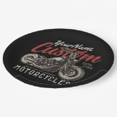Aangepaste motorfiets Rebel Cruiser Biker Garage Papieren Bordje (Gekanteld)