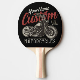 Aangepaste motorfiets Rebel Cruiser Biker Garage Tafeltennisbatje