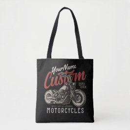 Aangepaste motorfiets Rebel Cruiser Biker Garage Tote Bag