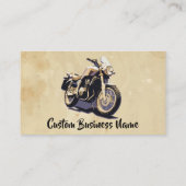 Aangepaste Motorfiets Reparatie Verkoop Onderdelen Visitekaartje (Achterkant)