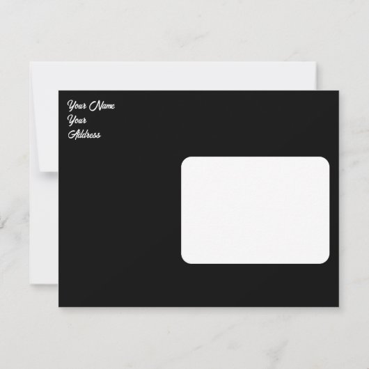 Aangepaste motorfiets Sla de datum op Aankondiging (Achterkant)