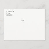 Aangepaste motorfiets Sla de datum op Aankondigingskaart (Achterkant)