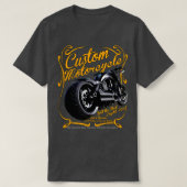 Aangepaste motorfiets uit Wisconsin T-shirt (Design voorkant)