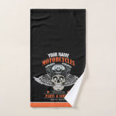 Aangepaste motorfiets van motorfiets met motorfiet bad handdoek (Handdoek)