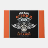 Aangepaste motorfiets van motorfiets met motorfiet deurmat (Voorkant)