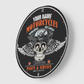 Aangepaste motorfiets van motorfiets met motorfiet grote klok (Hoek)