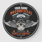 Aangepaste motorfiets van motorfiets met motorfiet grote klok (Voorkant)