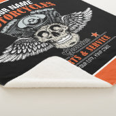 Aangepaste motorfiets van motorfiets met motorfiet sherpa deken (3/4)