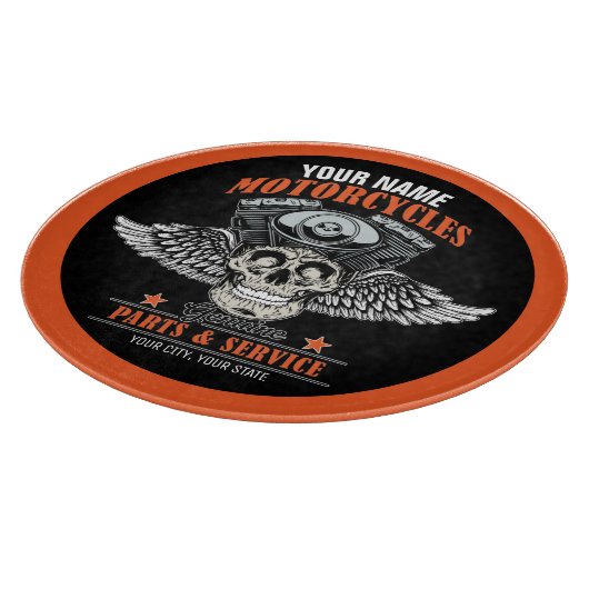 Aangepaste motorfiets van motorfiets met motorfiet snijplank (Hoek)