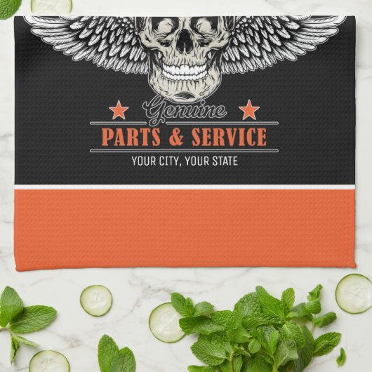 Aangepaste motorfiets van motorfiets met motorfiet theedoek (Gevouwen)