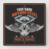 Aangepaste motorfiets van motorfiets met motorfiet vierkante klok (Voorkant)