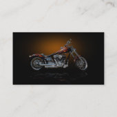 Aangepaste motorfiets visitekaartje (Achterkant)