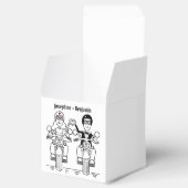 Aangepaste motorfiets voor fietsen met een oormerk bedankdoosjes (Geopend)