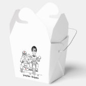 Aangepaste motorfiets voor fietsen met een oormerk bedankdoosjes (Geopend)