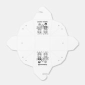 Aangepaste motorfiets voor fietsen met een oormerk bedankdoosjes (Uitgevouwen)