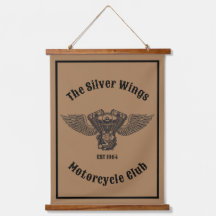 Aangepaste motorfietsclub of -winkel