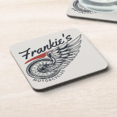 Aangepaste motorfietsen die bietenwinkel met vlieg bier onderzetter (Linkerzijde)