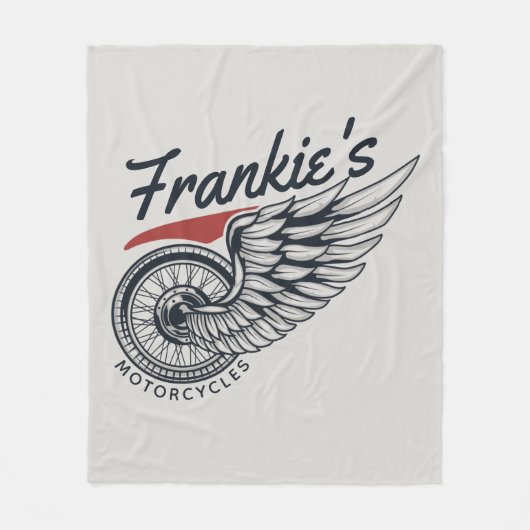 Aangepaste motorfietsen die bietenwinkel met vlieg fleece deken (Voorkant)