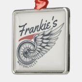 Aangepaste motorfietsen die bietenwinkel met vlieg metalen ornament (Links)