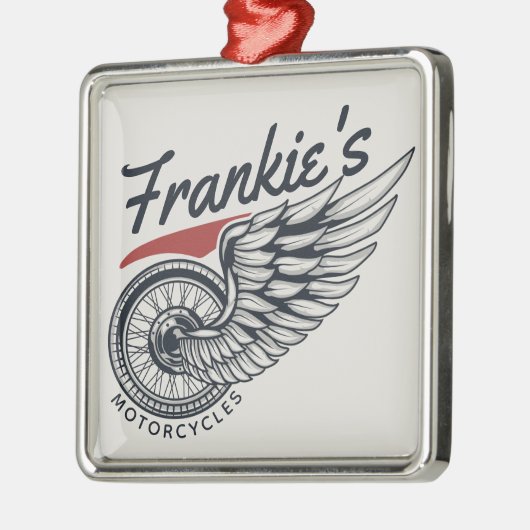 Aangepaste motorfietsen die bietenwinkel met vlieg metalen ornament (Links)