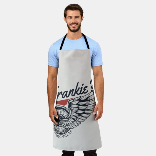 Aangepaste motorfietsen die bietenwinkel met vlieg schort (Gedragen)