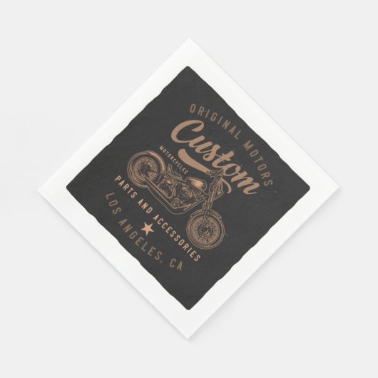 Aangepaste motorfietsen servet (Hoek)
