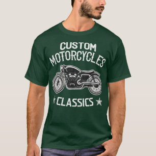 aangepaste motorfietsen t-shirt