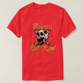 Aangepaste motorfietsen t-shirt