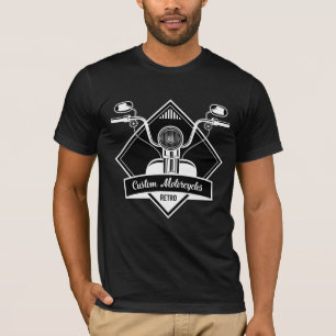 Aangepaste motorfietsen t-shirt