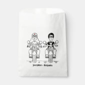 Aangepaste motorfietsen voor fietsen met oormerken bedankzakje (Voorkant)