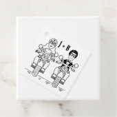 Aangepaste motorfietsen voor Labels die het huweli (In situ)