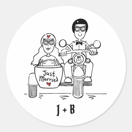 Aangepaste motorfietsen voor weddenschappen ronde sticker (Voorkant)