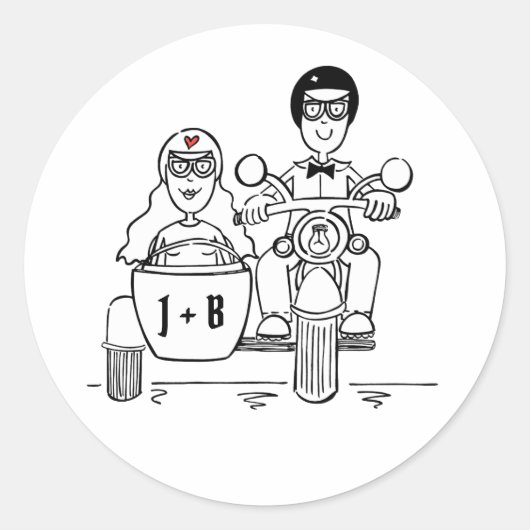 Aangepaste motorfietsen voor weddenschappen ronde sticker (Voorkant)