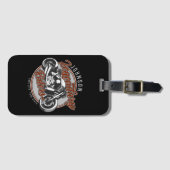 Aangepaste motorfietsLegendary Rider Biker NAAM Bagagelabel (Voorkant (horizontaal))