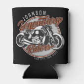 Aangepaste motorfietsLegendary Rider Biker NAAM Blikjeskoeler (Achterkant)