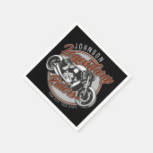 Aangepaste motorfietsLegendary Rider Biker NAAM Servet (Hoek)
