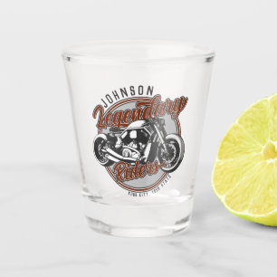 Aangepaste motorfietsLegendary Rider Biker NAAM Shot Glas